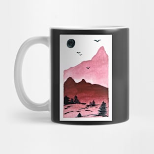 Watercolor Mountains Mug